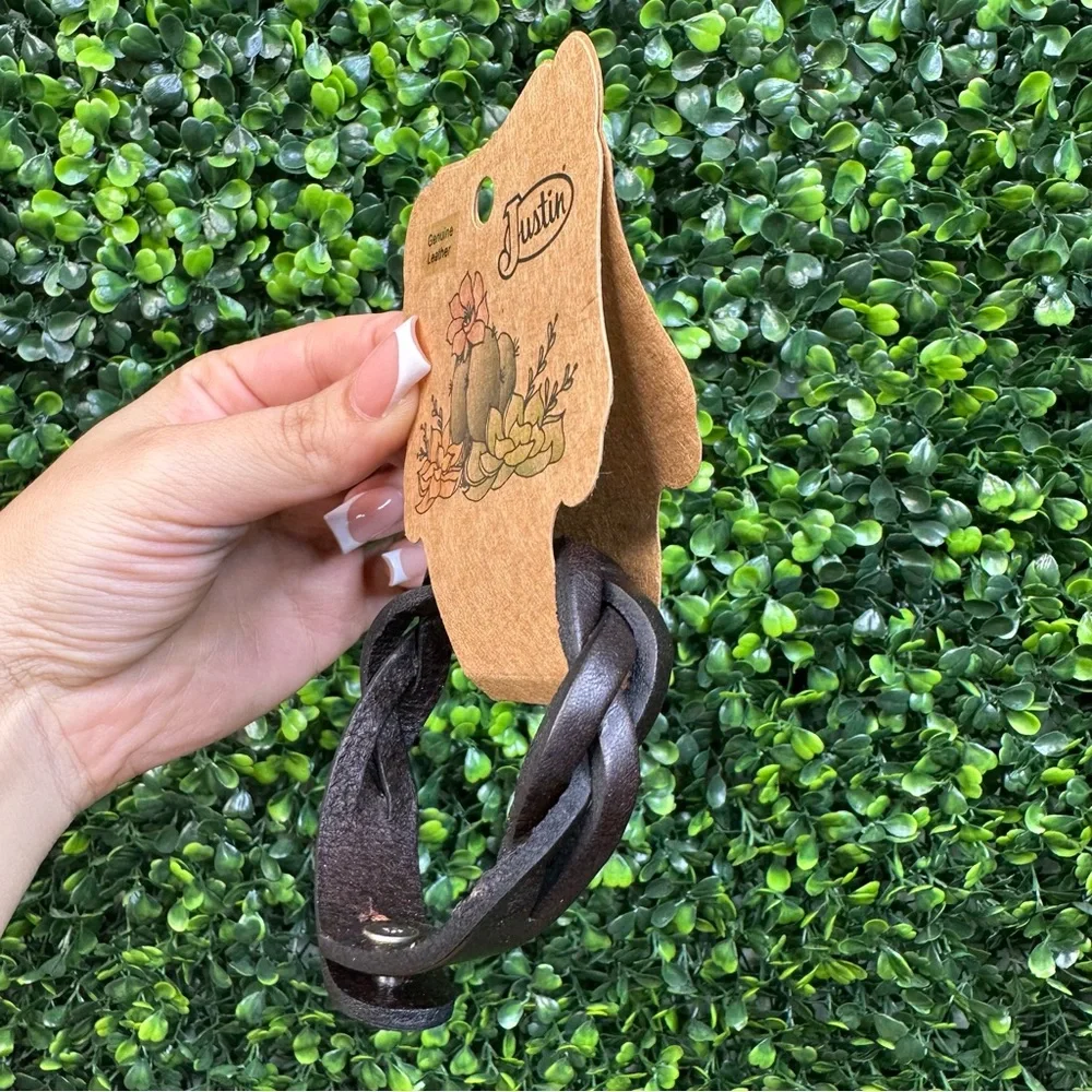 Justin‎ Boots Brown Leather Bracelet